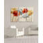 Palette de coquelicot revisitée - 3 pièces sur toile-633869187