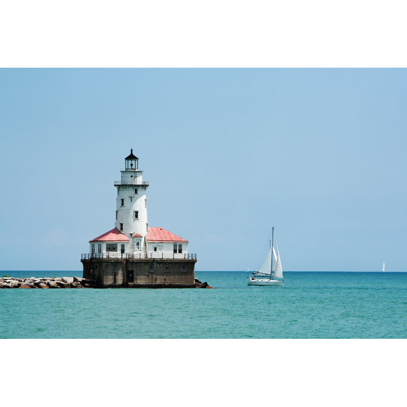 Putnam Lighthouse - Wrapped Canvas Print, 20cm H x 30cm W x 3.8cm D