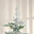 Flocked Pencil Artificial Christmas Tree with Realistic Branch Tips