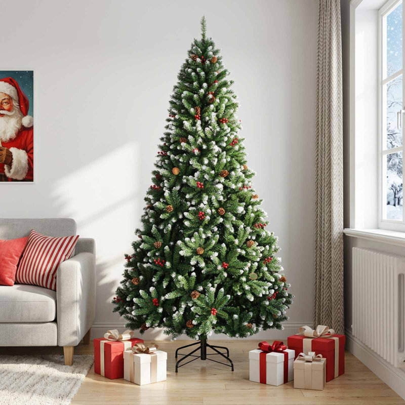 Christmas Tree, Ø 120 x 240 cm, with 300 LEDs, Medium Green