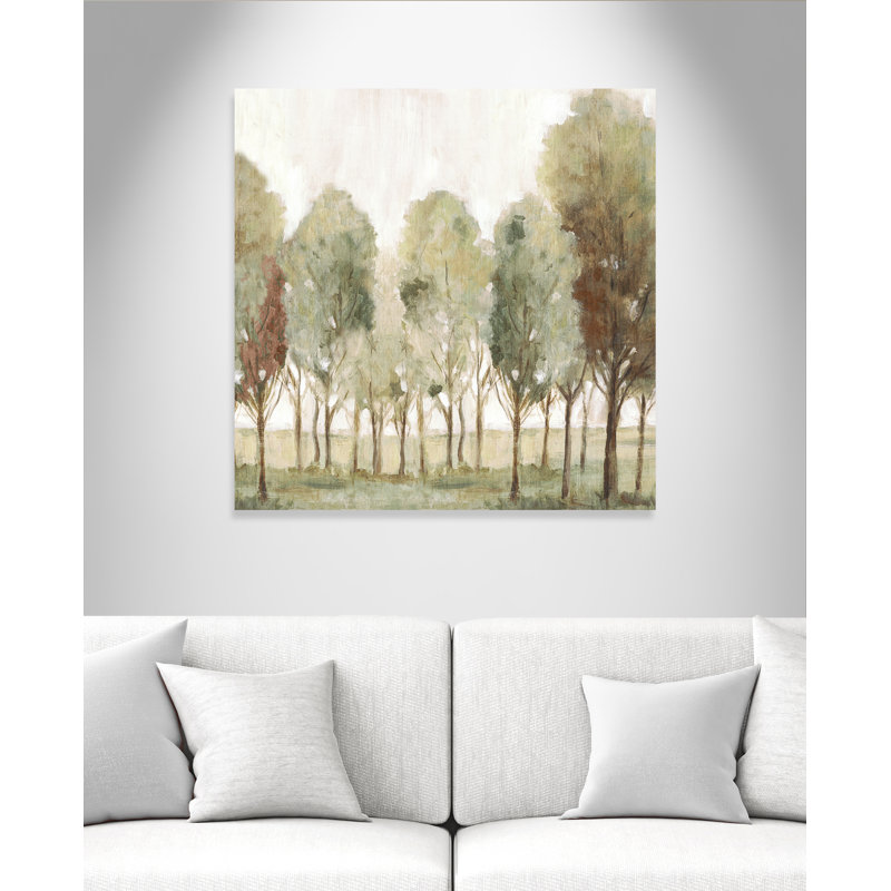 «Silent Fall I Print» par Eva Watts, Sans cadre, l 36 po x H 36 po, Wrapped Canvas