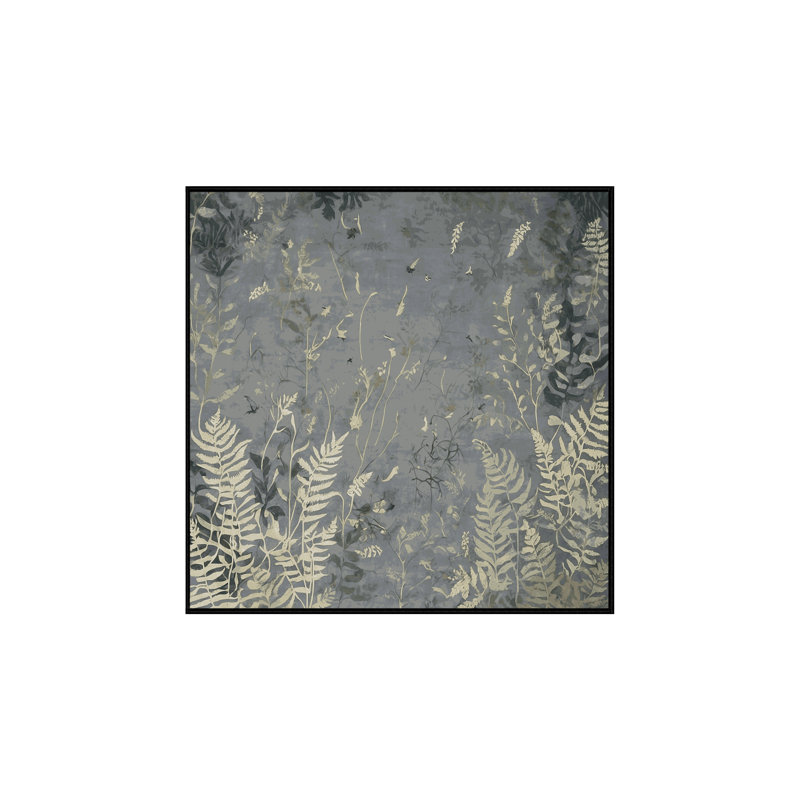 Tapis gris soyeux et moelleux, Carré 8 pi