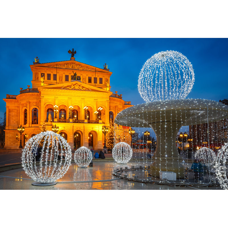 Alte Oper, Frankfurt by Sborisov - Wrapped Canvas Print, 51cm H x 76cm W x 3.8cm D