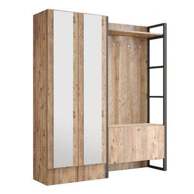 Sagamore 100 cm W Hall Tree with Shoe Storage