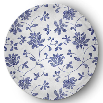 Baptistin Chenille Floral Indoor / Outdoor Rug