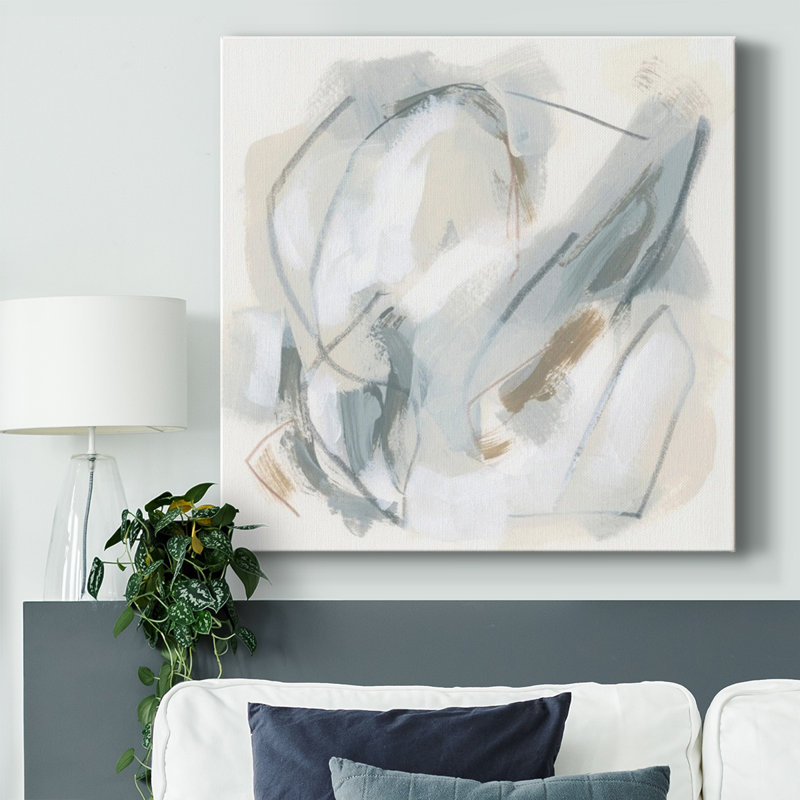 Neutral Assembly IV-Gallery Wrapped Canvas, 40" H x 40" W