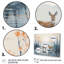 Animal cerf flottant en hiver - impression-1733398317-1733398314