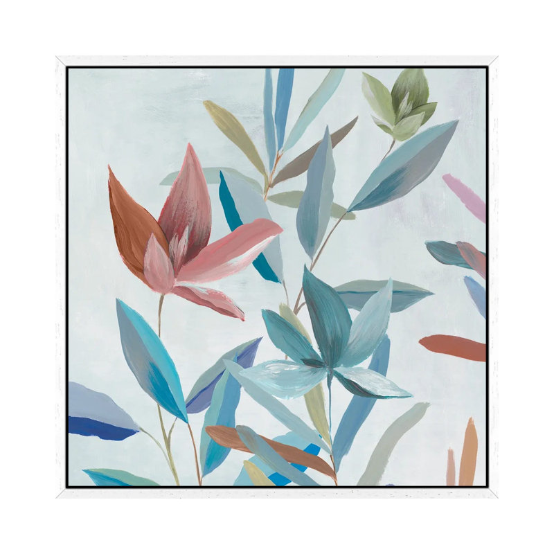 Joyful Blooms II by Aria K - Gallery-Wrapped Canvas Giclée on Canvas, 45.72 cm H x 45.72 cm W  x  4.445 cm D, White
