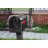 Steel Post Mounted Mailbox with Magnetic Closure