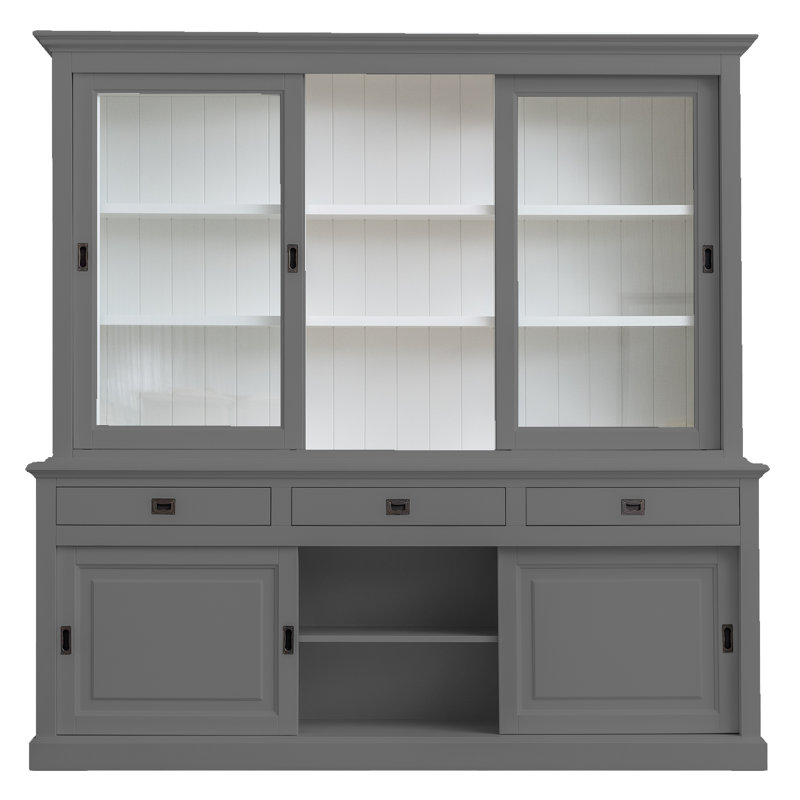 Anneros Display Cabinet, Mouse Grey