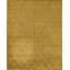 Hand-Knotted High-Quality Yellow Area Rug