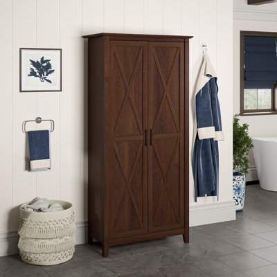 Huckins Engineered Wood Freestanding Bathroom Cabinet