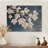 White Frosted Leaves Branches II - Leaves Wood Wall Decor - On Natural Pine Wood-766931730