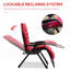 Chaise longue inclinable avec coussin rembourré Zero Gravity-950851177
