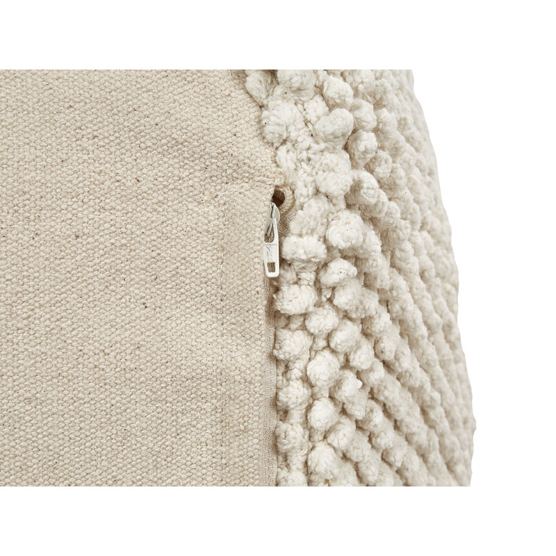 Joziah 45cm Wide Square Abstract Pouffe Ottoman