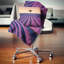 Coussin de photographie à travers l’arbre lavande et les seuls-29079232-29079233