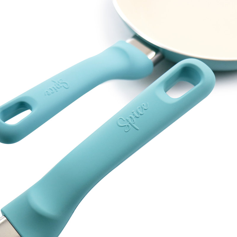 Ensemble de poêles 2 pièces Mowry Savory Safran, Menthe