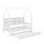 Lit simple en bois avec lit gigogne-1435833825
