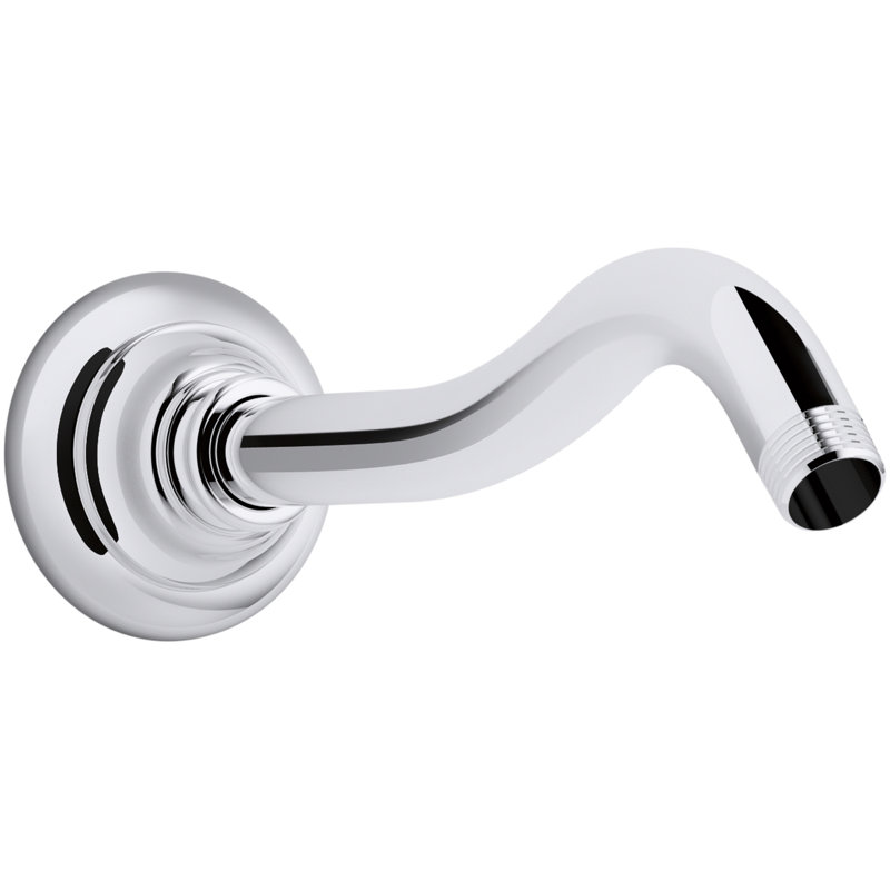 Artifacts Shower Arm And Flange, Polished Chrome