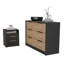 2-Piece Bedroom Set, Nightstand And Dresser