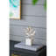 Feuille en aluminium 7 x 3 x 10,5 po sur base en marbre
