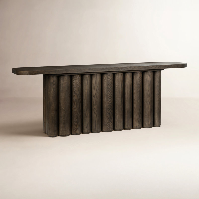 Tiber Console Table, Toasted Brown