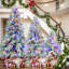 Arbre de Noël articulé artificiel - 4 pi, 6 pi, 7,5 pi avec 800 lumières chaudes, 8 façons clignotantes pour une atmosphère joyeuse et colorée