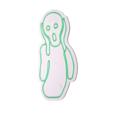 Bande d'éclairage à DEL flexible au néon, vert, 11,0 x 21,7 x 1,2 pouces | IP67 imperméable, modèle en mousse de PVC, adaptateur 12V 4A | 570 lumens, 3200K | Parfait pour la décoration intérieure, les fêtes et les événements - Conception écoénergétique