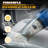 Portable Handheld 2-in-1 Vacuum and Air Compressor, 5500PA Suction with Digital Tire Pressure Gauge & LED Light, Car Cleaning Kit-124561108