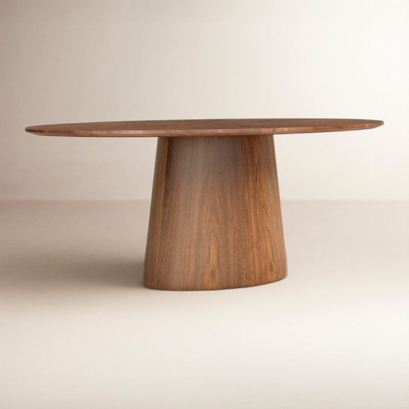 Adara 78.5" Oval Dining Table, American Walnut