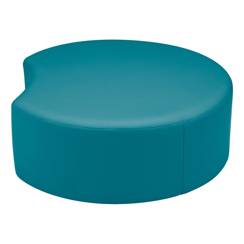Repose-pieds rembourré Pro Series de 12 po de hauteur, Bleu sarcelle