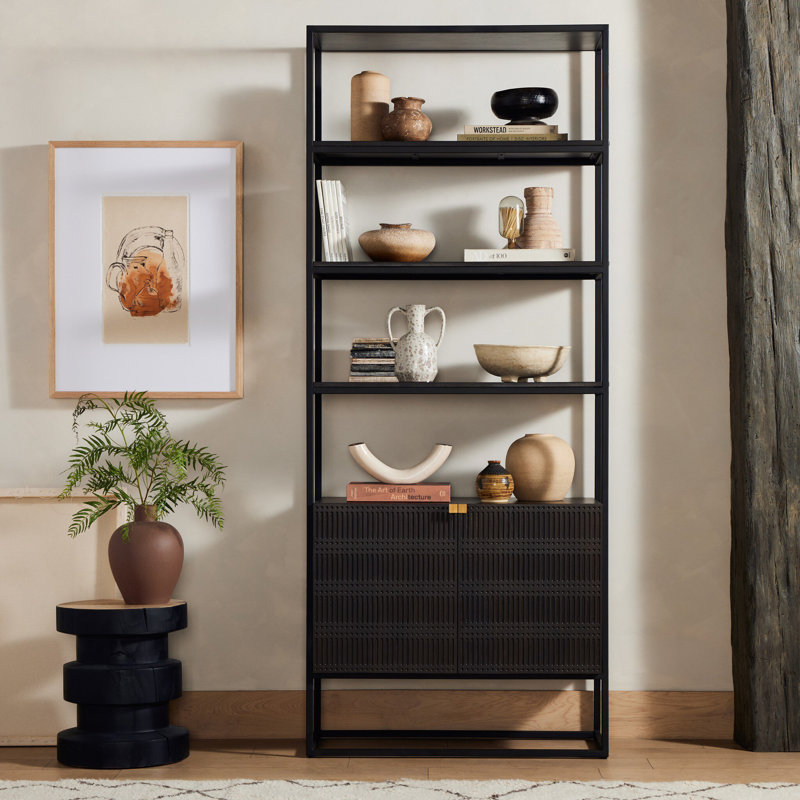 Kelby Bookcase, Black