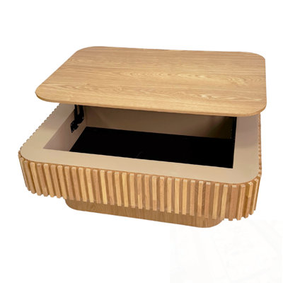 Plateau relevable avec rangement et hauteur ajustable