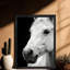 Impressions encadrées en bois massif de qualité supérieure, visage de cheval, idéal pour le salon, la chambre, le bureau ou le couloir-1204105911