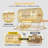 VIVOHOME Metal Bingo-73569880