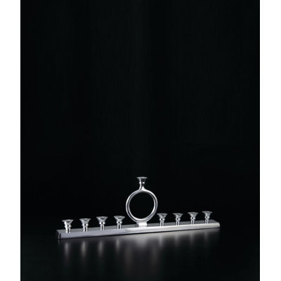 O' Menorah Metal Candelabra