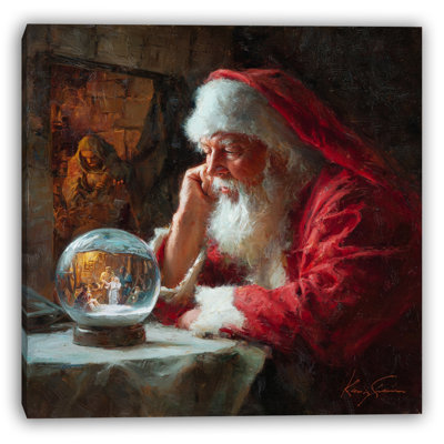 Contemplation of Christmas Spirit, impression sur toile tendue