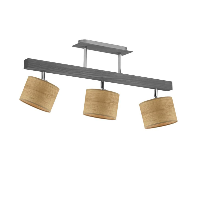 Guridi 75cm 3 -Light Track Kit, Natural, Grey