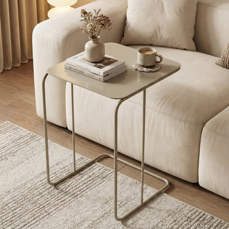 Table de bout en C Modern Minimalist, Taupe