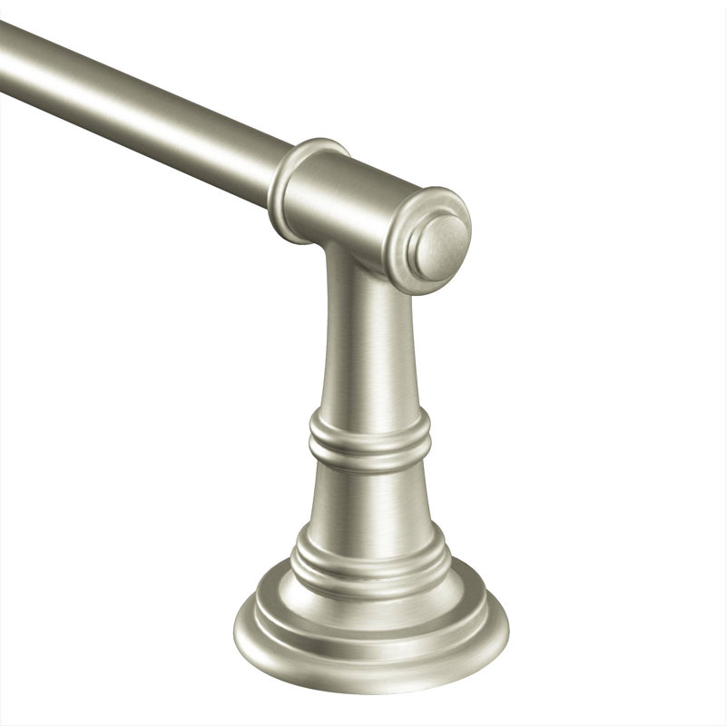 Ellsworth 24" Wall Mounted Towel Bar, Brushed Nickel