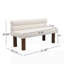 Banc de salle à manger rembourré-118630805
