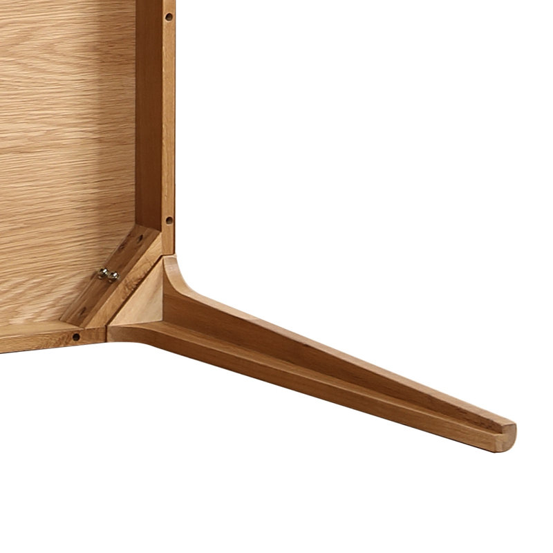 Bramble Rectangle Wooden Dining Table - 140cm, Oak