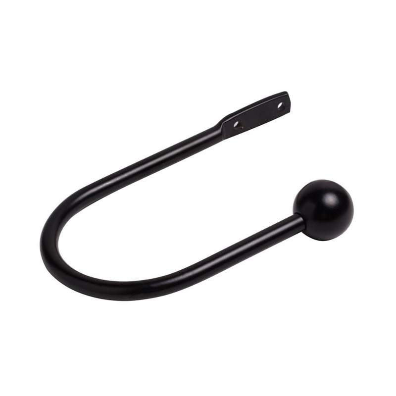 Matt Black Curtain Holdback 
