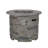 Outdoor 32" Round  Propane Fire Pit, Grey Top - 40,000 BTU