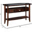 Canapé transitionnel, console avec tiroir de rangement