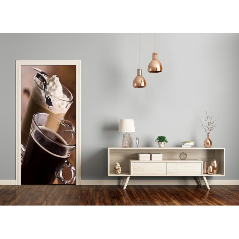 Coffee Frappe Door Decal