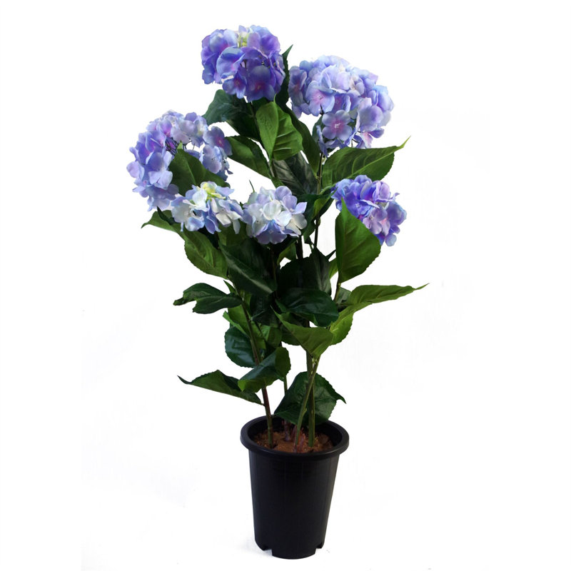 90cm Faux Tree in Pot Liner, Blue