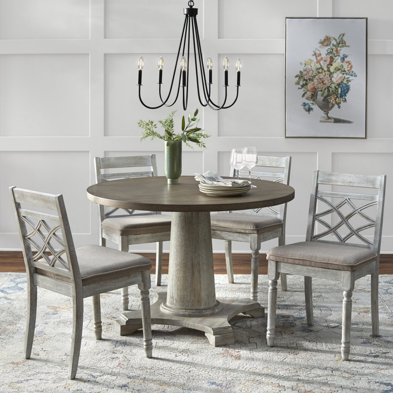 Comtal 4 - Person Pedestal Dining Set
