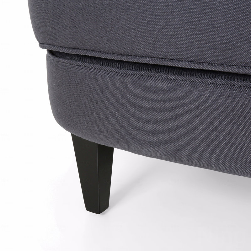 Fauteuil club + repose-pieds