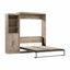 Lit et unité de rangement avec portes Arlex (89 W)-88513634-91638369